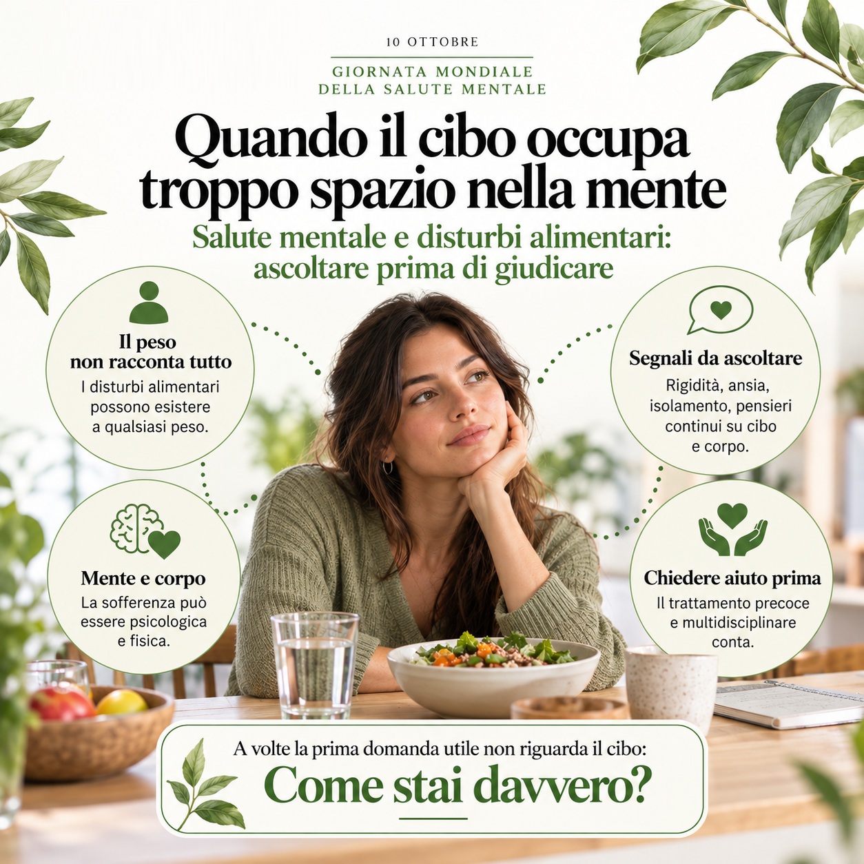 Quando il cibo occupa troppo spazio nella mente